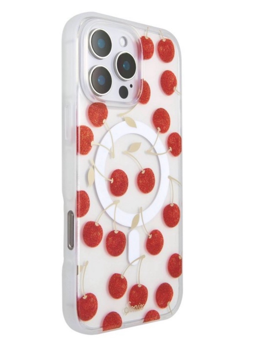 Sonix Clear Cherry MagSafe-Compatible IPhone 16 Pro Max Case